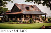 weathered home metal roof ai generated. Стоковое AI-изображение, AI-художник Vectorwin / Фотобанк Лори