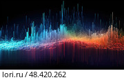 digital data graph abstract ai generated. Стоковое AI-изображение, AI-художник Vectorwin / Фотобанк Лори