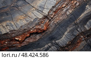 metamorphic geology texture ai generated. Стоковое AI-изображение, AI-художник Vectorwin / Фотобанк Лори
