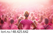 breast women in pink ai generated. Стоковое AI-изображение, AI-художник Vectorwin / Фотобанк Лори