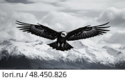 penguin black and white bird ai generated. Стоковое AI-изображение, AI-художник Vectorwin / Фотобанк Лори