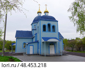 Храм Благовещения Пресвятой Богородицы. Челябинская область, Магнитогорск, сквер 50-летия ММК,  Набережная улица, 3Б. Стоковое фото, фотограф Алексей Иванов / Фотобанк Лори