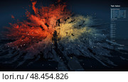 crime radial data ai generated. Стоковое AI-изображение, AI-художник Vectorwin / Фотобанк Лори