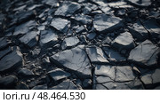 cracked black street texture ai generated. Стоковое AI-изображение, AI-художник Vectorwin / Фотобанк Лори