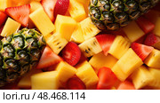salad pineaple pineapple fruit ai generated. Стоковое AI-изображение, AI-художник Vectorwin / Фотобанк Лори