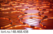 underfloor heating cable ai generated. Стоковое AI-изображение, AI-художник Vectorwin / Фотобанк Лори
