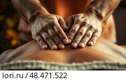 Мануальный терапевт проводит исправляет позвоночник. A chiropractor conducts and corrects a spine. Стоковое AI-изображение, AI-художник Смирнова Светлана / Фотобанк Лори