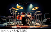 cymbals musical equipment ai generated. Стоковое AI-изображение, AI-художник Vectorwin / Фотобанк Лори