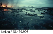 disaster bp oil ai generated. Стоковое AI-изображение, AI-художник Vectorwin / Фотобанк Лори