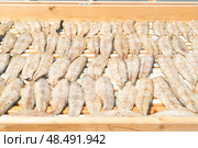 Sun dried fish. Стоковое AI-изображение, AI-художник Anastasy Yarmolovich / Фотобанк Лори