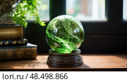 emerald green stone ai generated. Стоковое AI-изображение, AI-художник Vectorwin / Фотобанк Лори