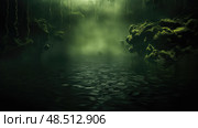 pond murky water ai generated. Стоковое AI-изображение, AI-художник Vectorwin / Фотобанк Лори