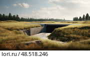 bridge box culvert ai generated. Стоковое AI-изображение, AI-художник Vectorwin / Фотобанк Лори