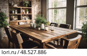 mismatched business meeting table ai generated. Стоковое AI-изображение, AI-художник Vectorwin / Фотобанк Лори