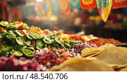 cilantro pepper mexican food background ai generated. Стоковое AI-изображение, AI-художник Vectorwin / Фотобанк Лори