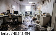 cramped horrible office ai generated. Стоковое AI-изображение, AI-художник Vectorwin / Фотобанк Лори