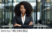 success black woman business ai generated. Стоковое AI-изображение, AI-художник Vectorwin / Фотобанк Лори
