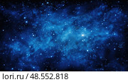 photograph luminous blue stars in the universe ai generated. Стоковое AI-изображение, AI-художник Vectorwin / Фотобанк Лори