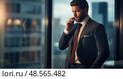 phe on phone office ai generated. Стоковое AI-изображение, AI-художник Vectorwin / Фотобанк Лори