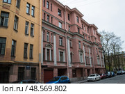 Доходный дом К. Г. Чубакова. Санкт-Петербург, улица Полозова, дом 3. Редакционное фото, фотограф Регина Ерофеева / Фотобанк Лори