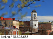 Часовая башня. Выборг. Ленинградская область. Редакционное фото, фотограф Роман Рожков / Фотобанк Лори