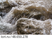 Поверхность реки в солнечный летний день. Стоковое фото, фотограф YuryKara / Фотобанк Лори