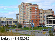 Moscow, Russia - Sept 30. 2015. Zelenograd is the most remote district of the capital. Редакционное фото, фотограф Володина Ольга / Фотобанк Лори