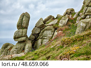 Rabbit rock at Mayon Cliff. Cornwall. England. Great Britain (2009 год). Стоковое фото, фотограф Сергей Пристяжнюк (Serg Zastavkin) / Фотобанк Лори