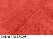 Bright red low contrast concrete textured background. Стоковое фото, фотограф Александра Конопля / Фотобанк Лори