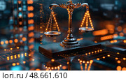 Compliance rule law and regulation graphic interface for business quality policy. Стоковое AI-изображение, AI-художник Anastasy Yarmolovich / Фотобанк Лори