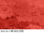 Bright red low contrast concrete textured background. Стоковое фото, фотограф Александра Конопля / Фотобанк Лори