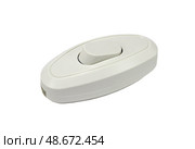 Электрический выключатель на белом фоне.  Electric switch on white background. Стоковое фото, фотограф Татьяна Д / Фотобанк Лори