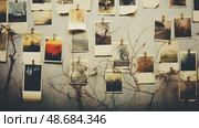 analog polaroid texture ai generated. Стоковое AI-изображение, AI-художник Vectorwin / Фотобанк Лори