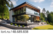 system radon house ai generated. Стоковое AI-изображение, AI-художник Vectorwin / Фотобанк Лори
