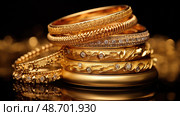 jewelry gold t ai generated. Стоковое AI-изображение, AI-художник Vectorwin / Фотобанк Лори