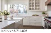 apron farmhouse kitchen sink ai generated. Стоковое AI-изображение, AI-художник Vectorwin / Фотобанк Лори