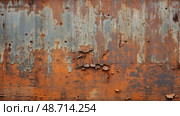 decay rusty sheet metal ai generated. Стоковое AI-изображение, AI-художник Vectorwin / Фотобанк Лори