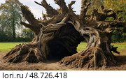 tree uprooted trees ai generated. Стоковое AI-изображение, AI-художник Vectorwin / Фотобанк Лори