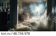 flood water leak ai generated. Стоковое AI-изображение, AI-художник Vectorwin / Фотобанк Лори