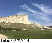 Белая скала (Ак-Кая). Республика Крым, Белогорский район (2022 год). Стоковое фото, фотограф Щеголева Ольга / Фотобанк Лори