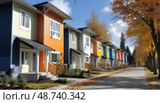 occupancy housing construction site ai generated. Стоковое AI-изображение, AI-художник Vectorwin / Фотобанк Лори