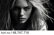 rebellious black white grunge ai generated. Стоковое AI-изображение, AI-художник Vectorwin / Фотобанк Лори