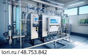 sedimentation industrial water treatment ai generated. Стоковое AI-изображение, AI-художник Vectorwin / Фотобанк Лори
