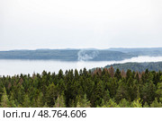Карельский пейзаж, на горе Хийденсельга. Стоковое фото, фотограф Екатерина Александрова / Фотобанк Лори