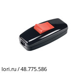 Электрический выключатель на белом фоне.  Electric switch on white background. Стоковое фото, фотограф Татьяна Д / Фотобанк Лори
