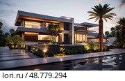 luxury las vegas house ai generated. Стоковое AI-изображение, AI-художник Vectorwin / Фотобанк Лори