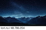sky stary background ai generated. Стоковое AI-изображение, AI-художник Vectorwin / Фотобанк Лори