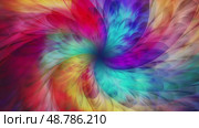 Endless multicolor hypnotic spiral. Стоковая анимация, аниматор Михаил Коханчиков / Фотобанк Лори