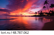 waves sunsets sun ai generated. Стоковое AI-изображение, AI-художник Vectorwin / Фотобанк Лори