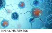 Embryonic stem cell. Стоковое AI-изображение, AI-художник Anastasy Yarmolovich / Фотобанк Лори